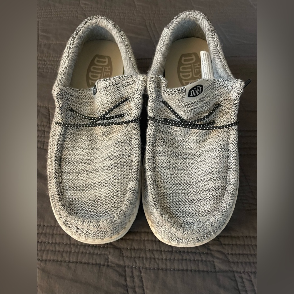 Hey Dude Gray Slip-On Shoes